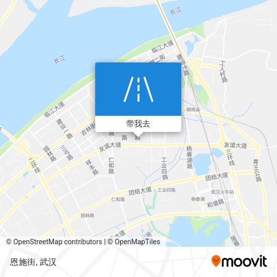 恩施街地图