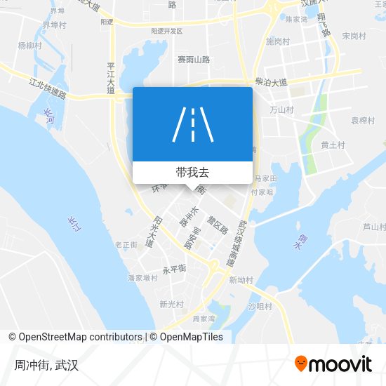 周冲街地图