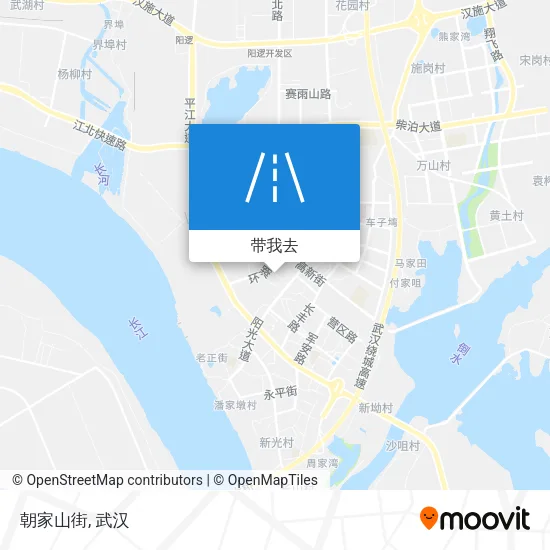 朝家山街地图
