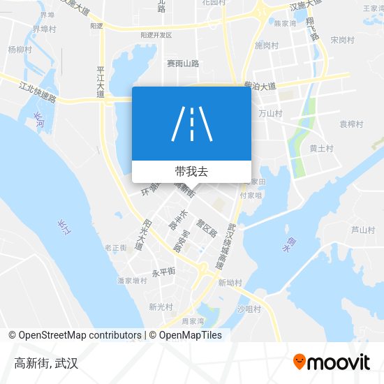 高新街地图