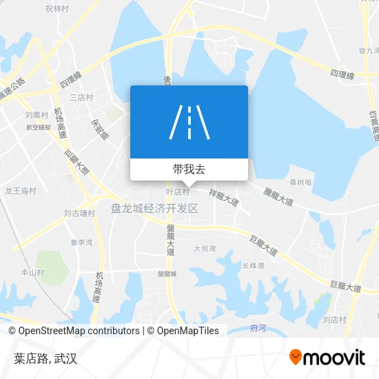 葉店路地图
