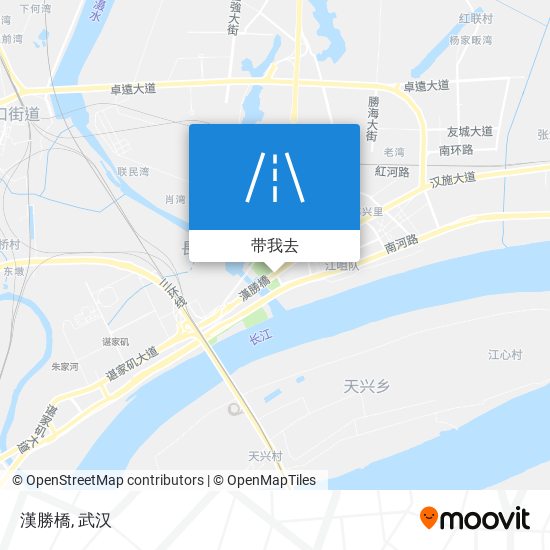 漢勝橋地图