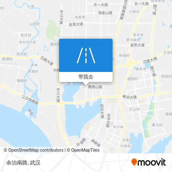 余泊南路地图