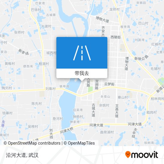 沿河大道地图