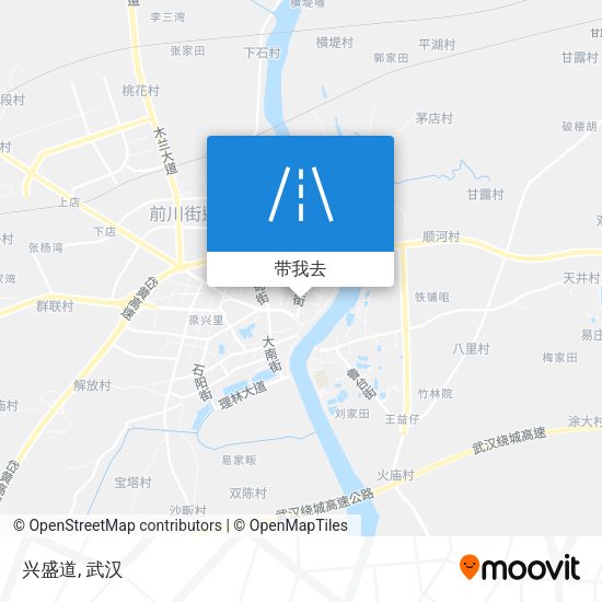 兴盛道地图