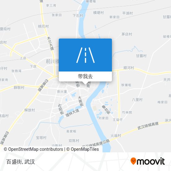百盛街地图