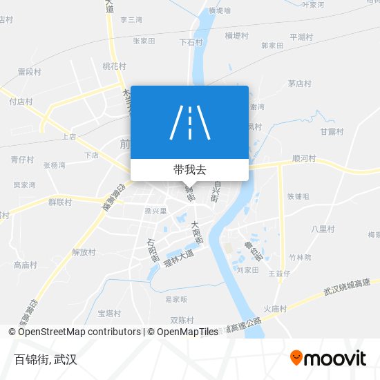 百锦街地图