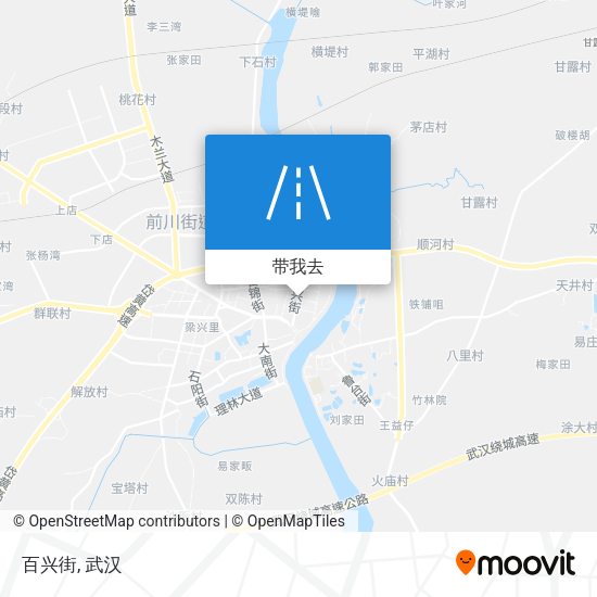 百兴街地图