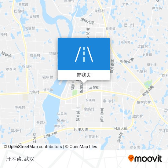 汪胜路地图