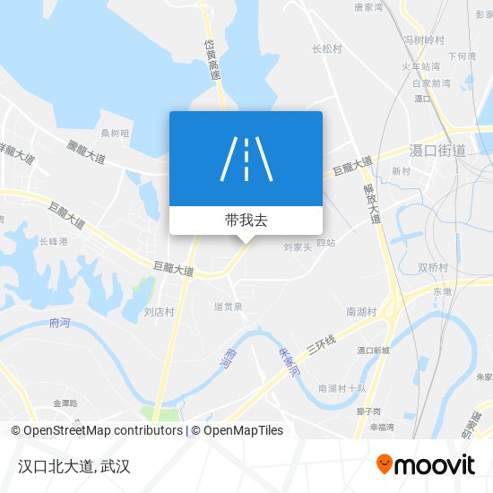 汉口北大道地图