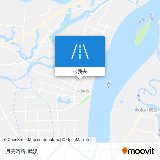 月亮湾路地图
