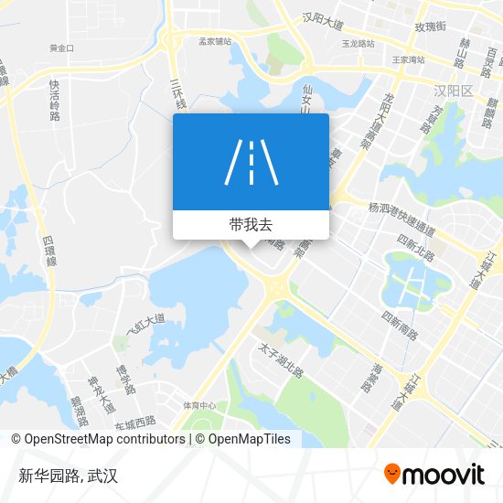 新华园路地图
