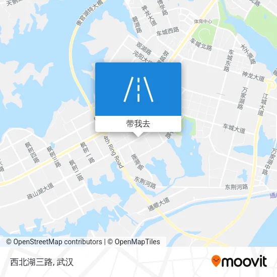 西北湖三路地图