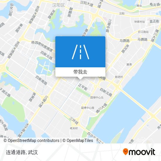 连通港路地图