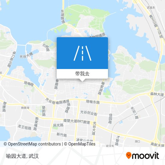 喻园大道地图