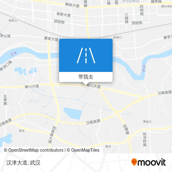 汉津大道地图