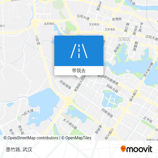 墨竹路地图