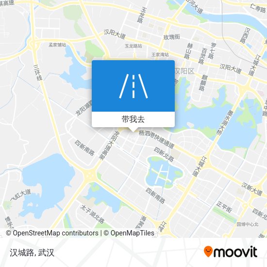 汉城路地图