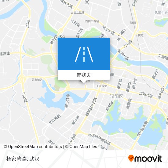 杨家湾路地图