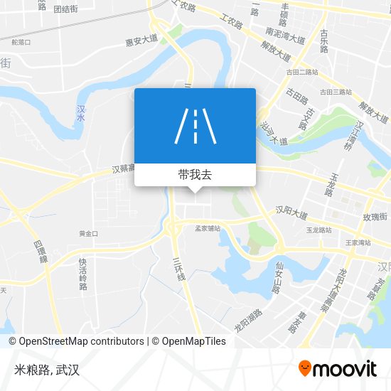 米粮路地图