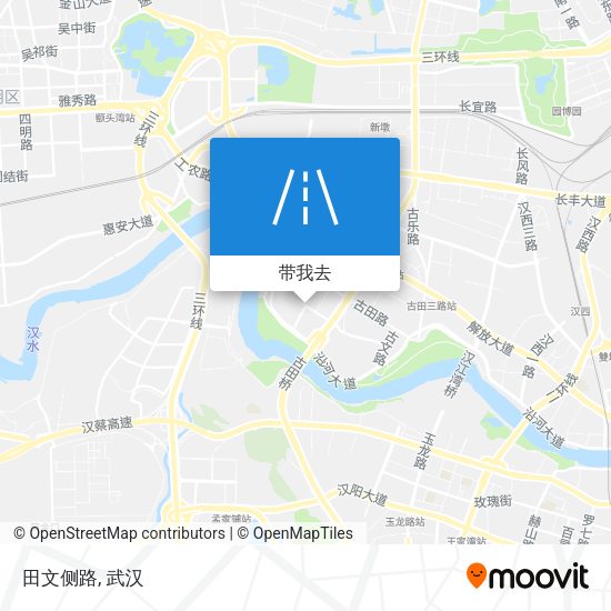 田文侧路地图