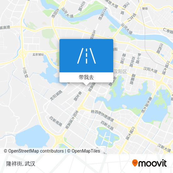 隆祥街地图