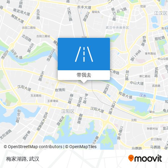 梅家湖路地图