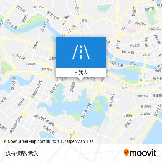 汉桥横路地图