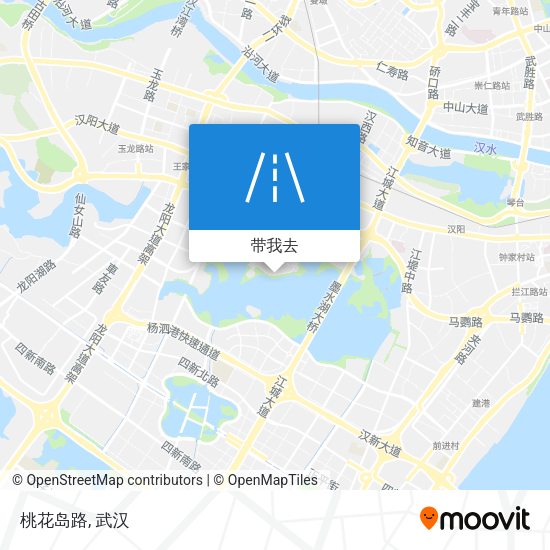 桃花岛路地图