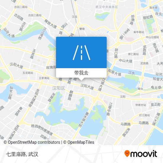 七里庙路地图