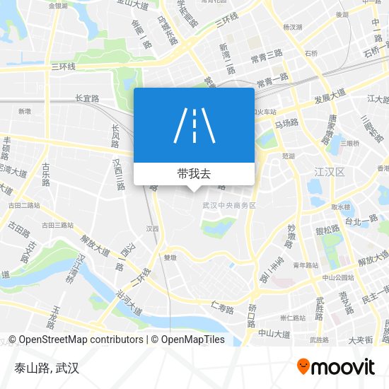 泰山路地图