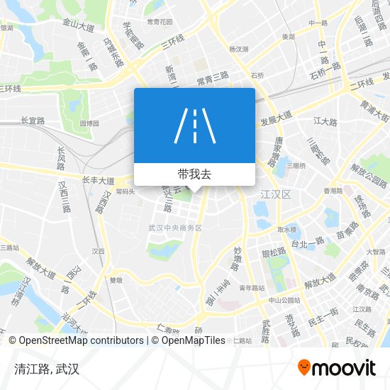 清江路地图
