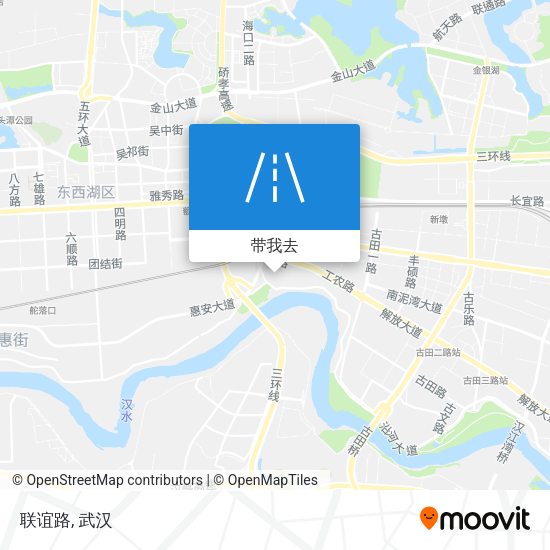 联谊路地图