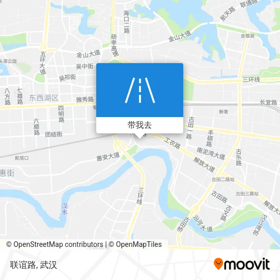 联谊路地图
