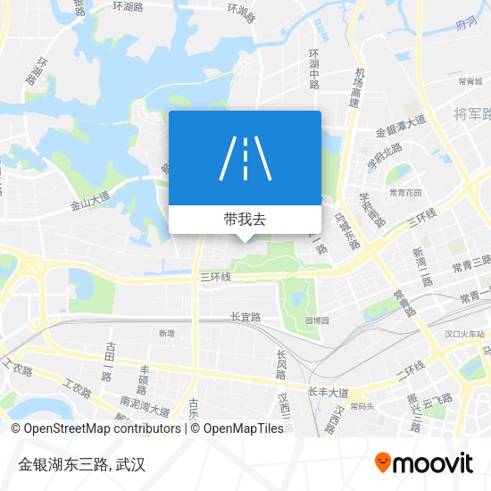 金银湖东三路地图