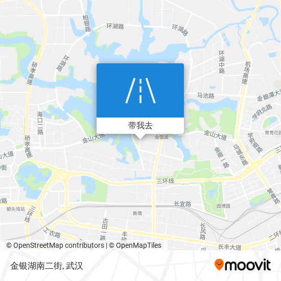 金银湖南二街地图