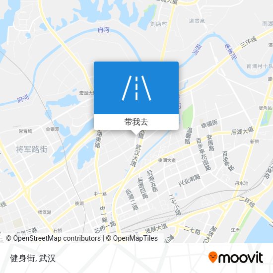 健身街地图
