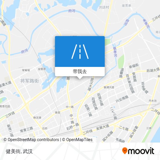 健美街地图