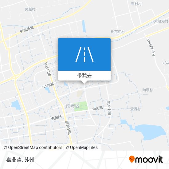 嘉业路地图