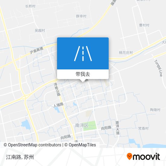 江南路地图