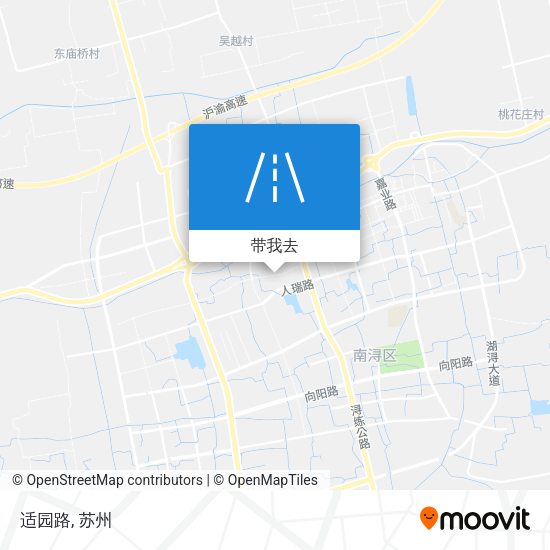 适园路地图