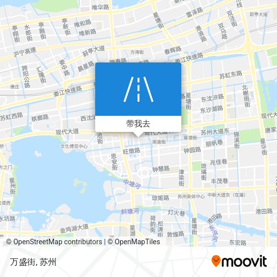 万盛街地图