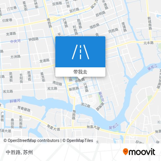 中胜路地图