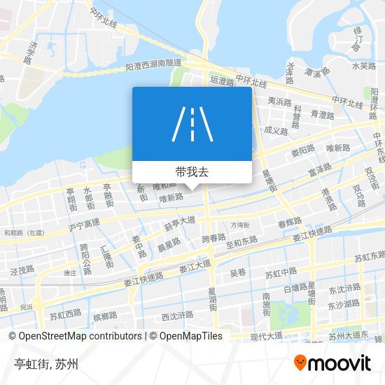 亭虹街地图