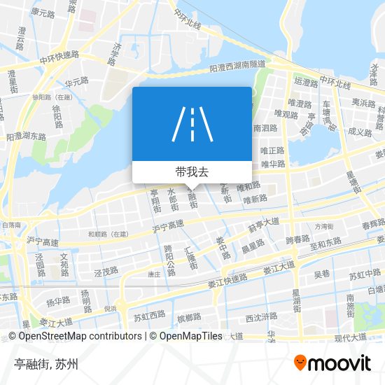 亭融街地图