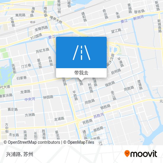 兴浦路地图