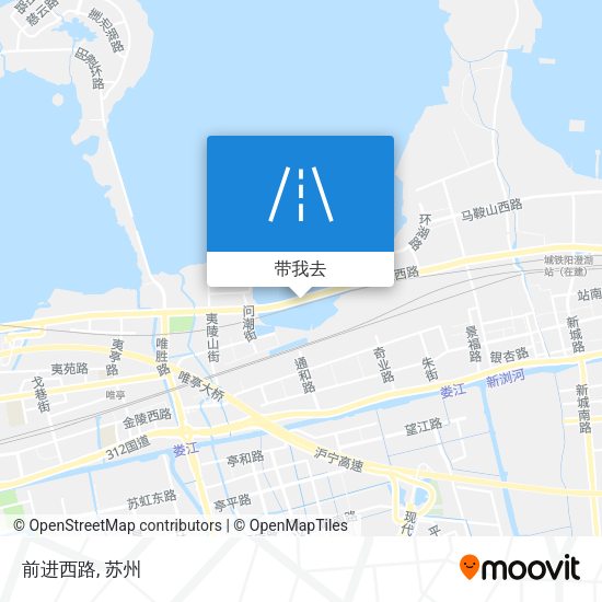 前进西路地图