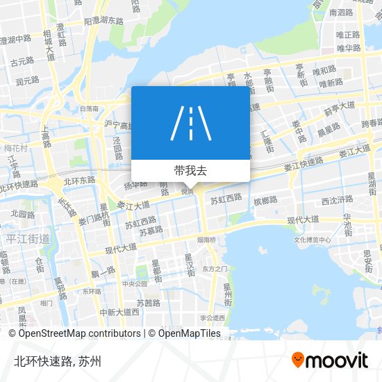 北环快速路地图