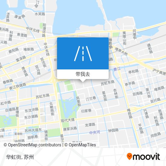 华虹街地图