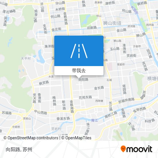 向阳路地图